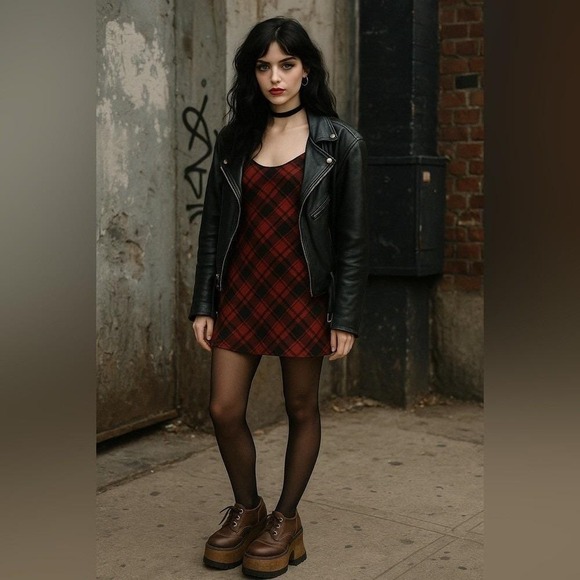 London Underground 90s Platform Shoes Vintage Brown Leather Grunge Y2K Sz 6-6.5 - Picture 13 of 14